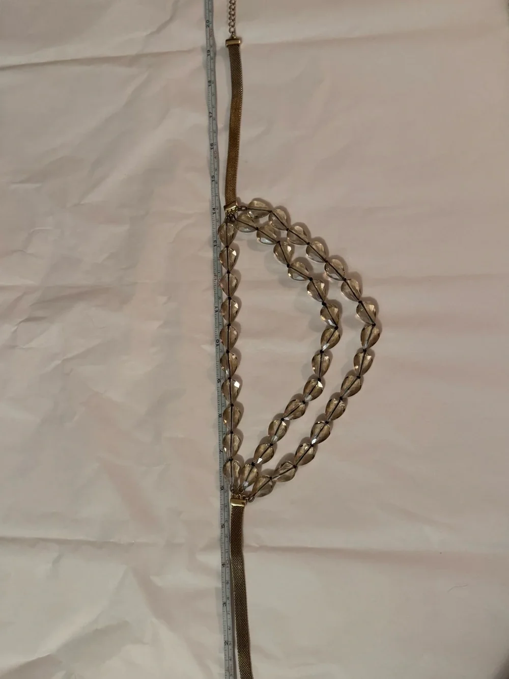 Baublebar Multi-Strand Smoky Crystal Necklace